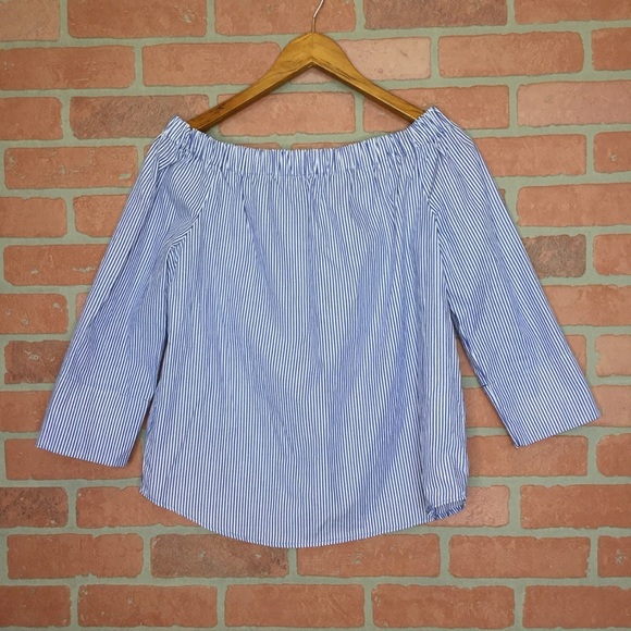 Zara Woman womens NWT off shoulder top sz 5 (QQ49) - Picture 1 of 8